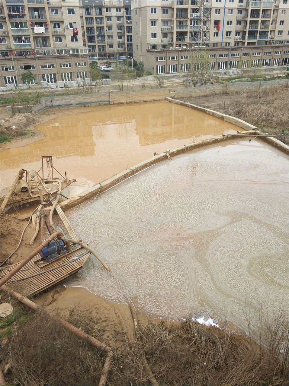 麻城沉淀池淤泥清理-厂区废水池淤泥清淤